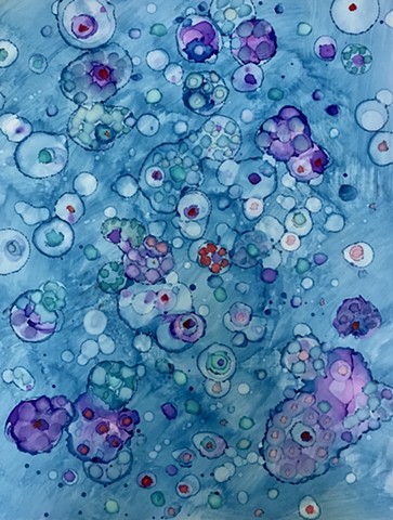 shelley lowenstein beta cells art and science biology abstracts ink paper