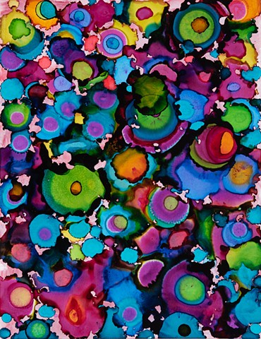 shelley lowenstein beta cells art and science biology abstracts alcohol ink
