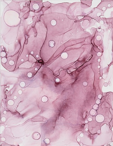 Early insulin is shaped in the beta cell's Endoplasmic Reticulum (ER). Located just outside the beta cell nucleus, the ER is a series of flattened folds that resemble ribbon candy.