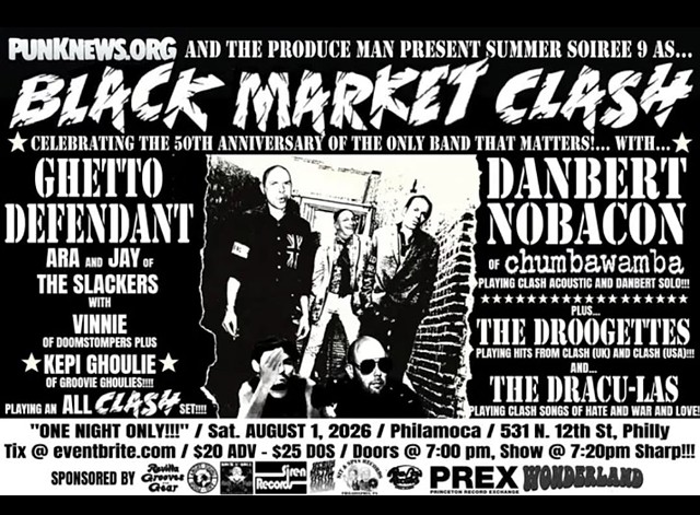 Saturday August 1st - Black Market Clash, PHILADELPHIA, PA 