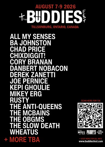 Friday August 7th - Sunday August 9th Tillson-Buddies-Fest, TILLSONBERG ON, CANADA 