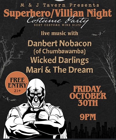 Friday October 30th 2026 - M&J Tavern BEND, OR