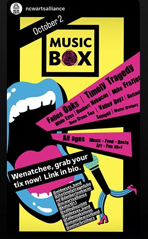 Friday October 2nd 2026 - Music Box WENATCHEE, WA