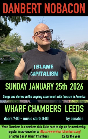 Sunday January 25th - Wharf Chambers LEEDS, YORKSHIRE, UK