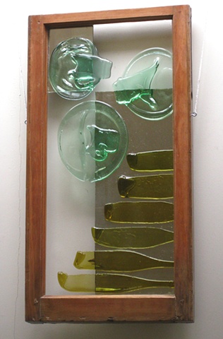 recycled glass, mirror