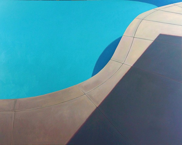 jacob cooley art painting swimming pool