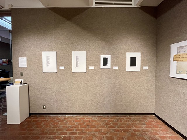 Verso(s), Installation photo