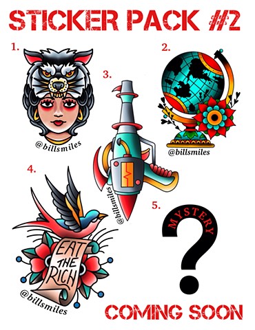 *PRE-ORDER’ Sticker Pack #2
