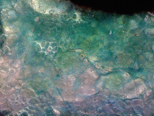 Close up detail or island prior to final pour.