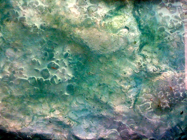 Close up detail or island prior to final pour.