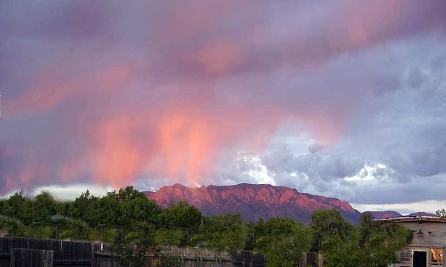 Digital print, photography, New Mexico Scenery, Sandia Mountains