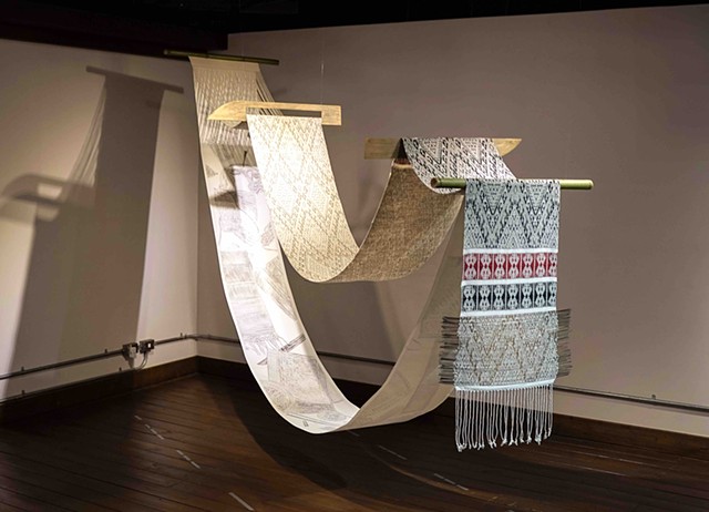 Textile Journey as Weaving Yarns (Tai-lue)