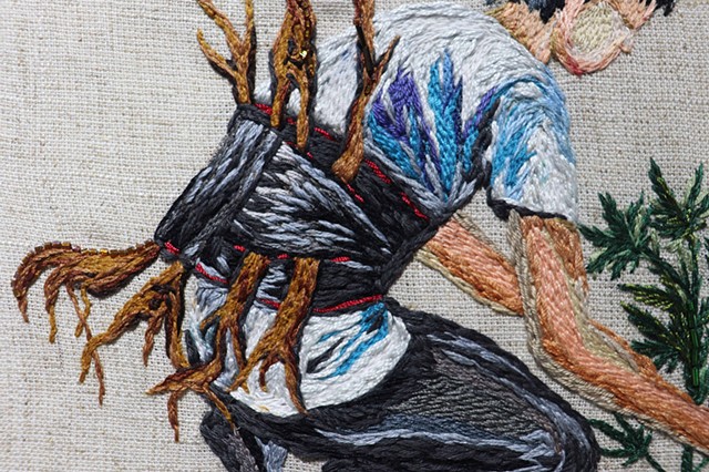 Supported in Motion No.2- detail