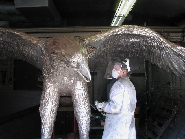 Eagle before patina application