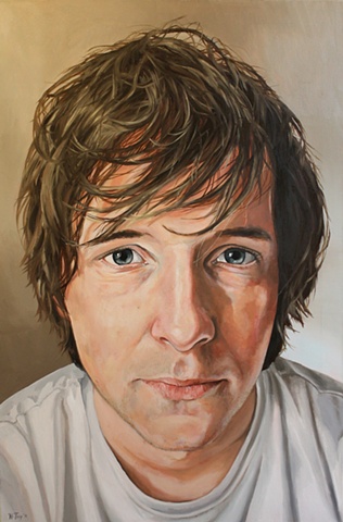 Shaun, Portrait, Oil on Linen, 24" x 36"