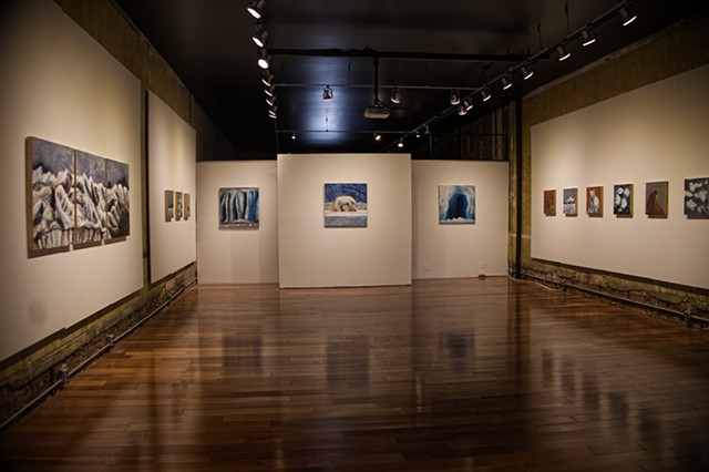 installation view - Arctic Blues