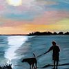 Dog-walking Sunset