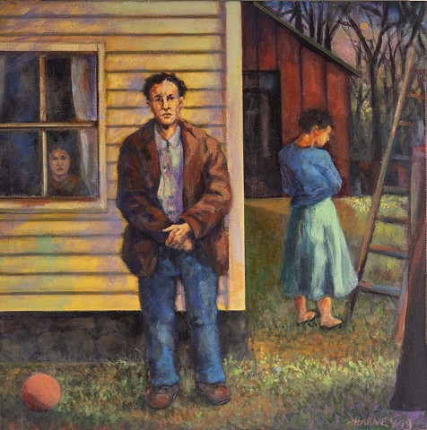 He Remembered the Ball in the Yard and That She Had Grown Quiet