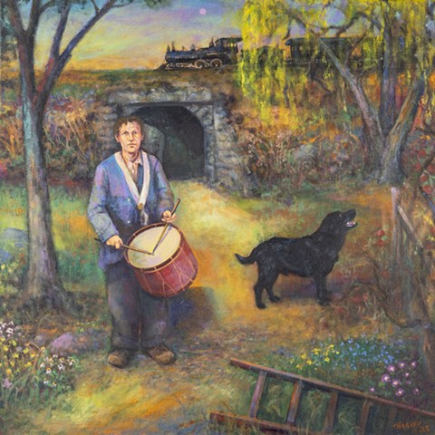 The Drummer and Black Dog...Mom and Dad are Gone (My Last Folk Song)