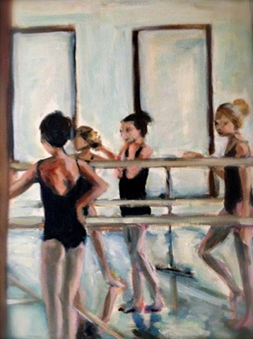 Ballet dancers in the studio