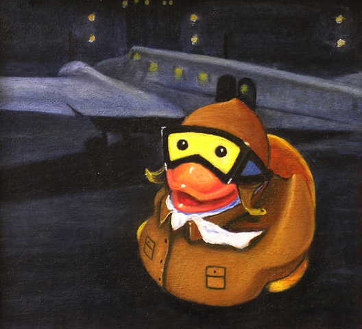 olde Master repainted with Rubber ducky style, oil realism, surrealism impressionism, expressionism