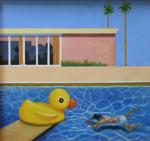 olde Master repainted with Rubber ducky style, oil realism, surrealism impressionism, expressionism