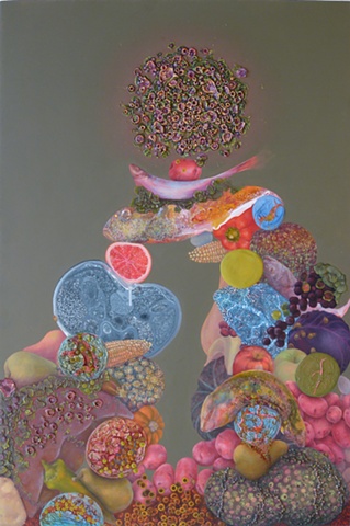 "Melissa Gwyn" vanitas ddt art painting abstraction nature molecules