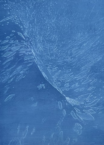 Plastic patch at sea