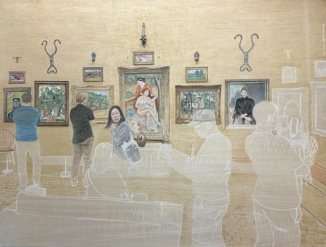 Jamie at the Barnes / room 2 - process image