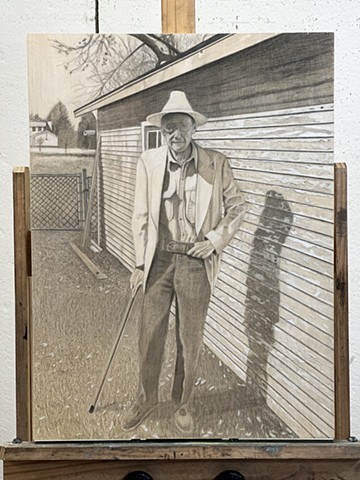 William S Burroughs in Lawrence, Kansas