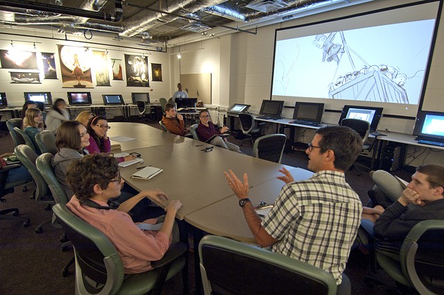 Animation class at Ringling College