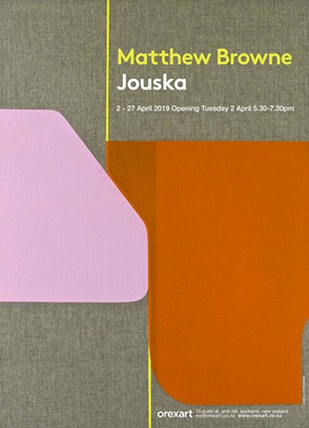 Elisha Masmann - catalogue essay for 'Jouska' - Orexart, Auckland 2-27 April 2019