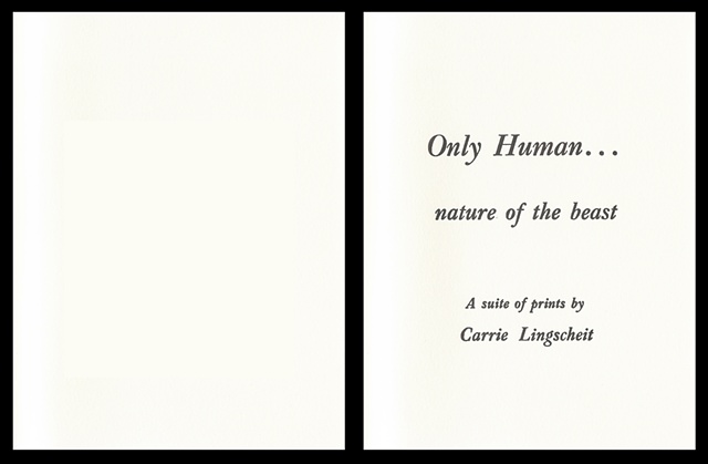 "Only Human" - Title page