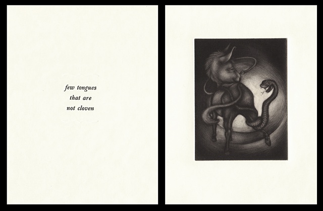 plate fifteen:

"few tongues that are not cloven"

2006