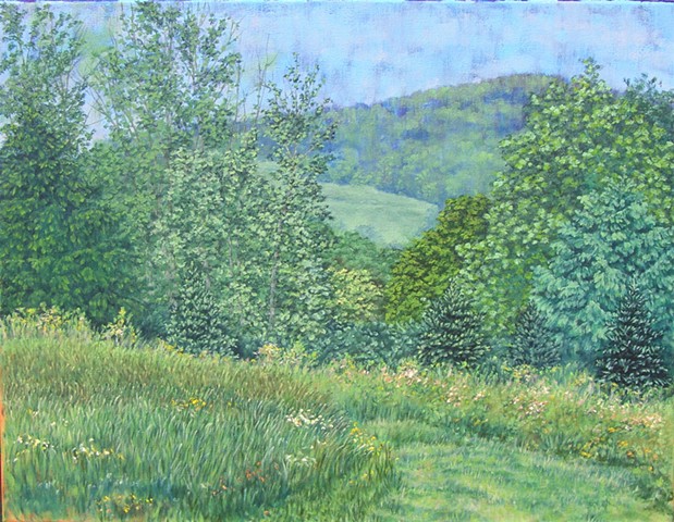 oil on canvas, plein air, landscape