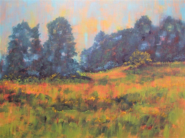 oil on canvas, plein air, landscape