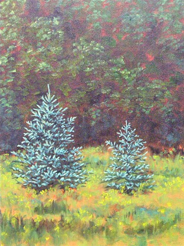 oil on canvas, plein air, landscape