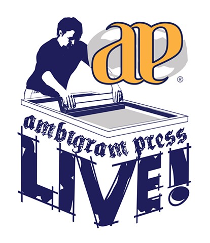 Ambigram Press Live! Logo Design