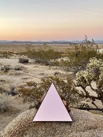 Cholla Sunset: Pyramid Series