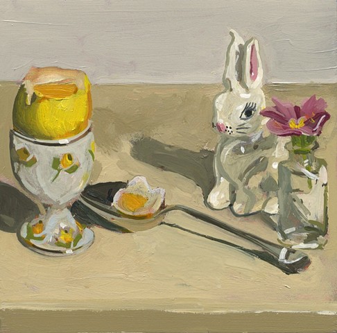 Easter Egg Cup and Primrose