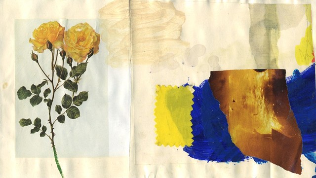 Yellow Rose and Fire