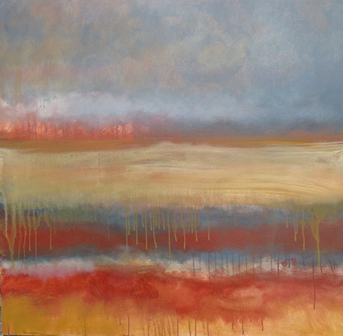 Art by Jacinta - Abstract Desertscape 1