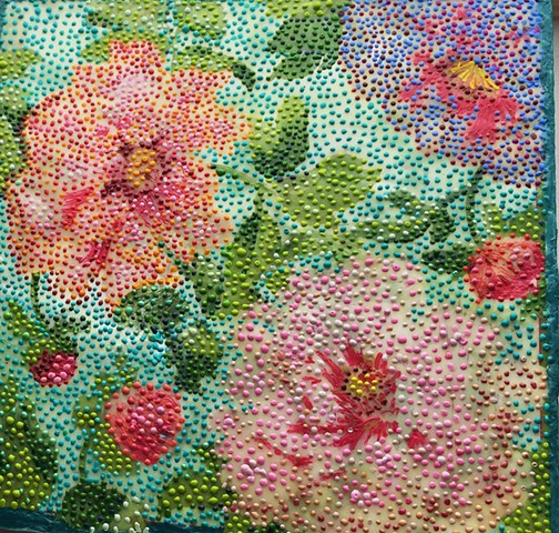 Pointillist Peonies