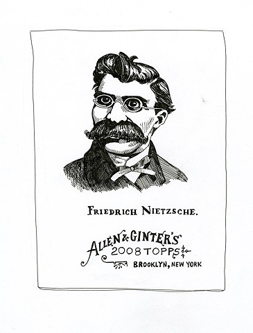 Friedrich Nietzsche (Topps/Allen & Ginter 2008)