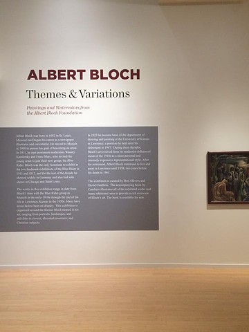 Albert Bloch. Themes and Variations.