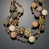 Multi Strand Beaded Bead Necklace