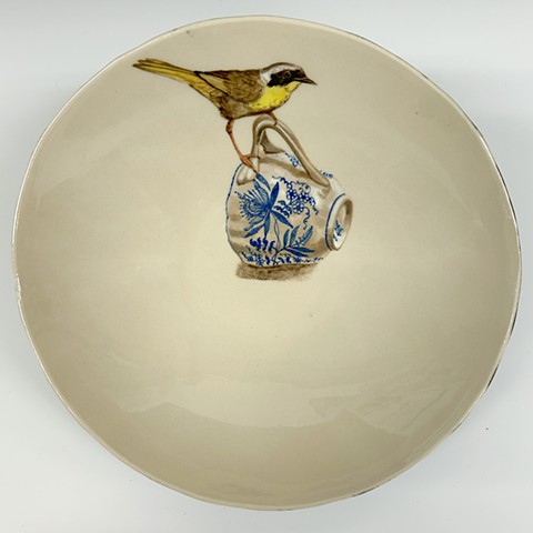 Blue Danube Shards Bowl