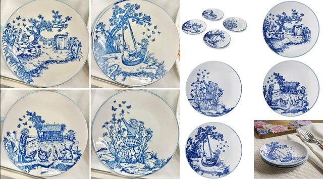 Dolly Parton Dessert Plates