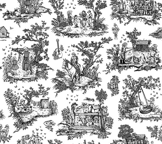 Dolly Parton Smoky Mountain Toile