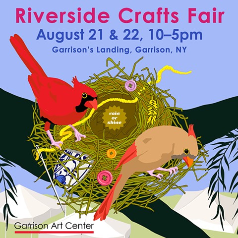 Riverside Craft Fair poster and marketing images